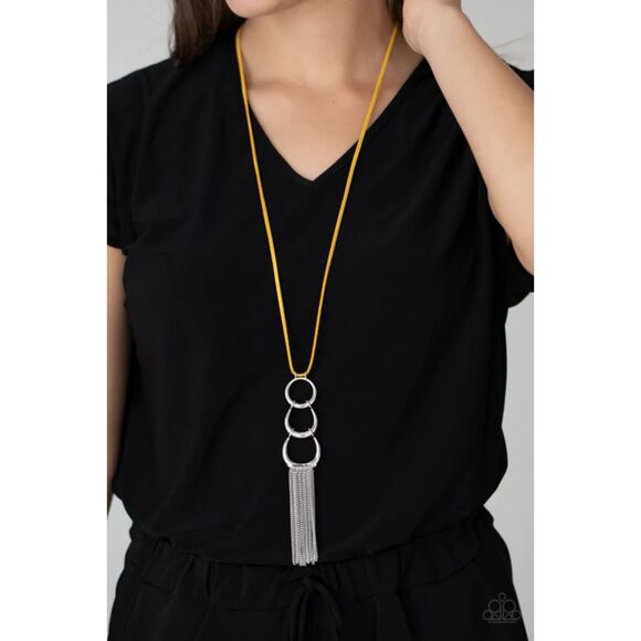 Industrial Conquest Yellow Necklace (74) - Picture 1 of 3